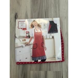 New Kohl’s Valentine’s Day Christmas Adult Apron Red White Polka Dot - Gift